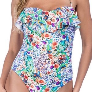 La Blanca Eden Ruffle One Piece Swimsuit